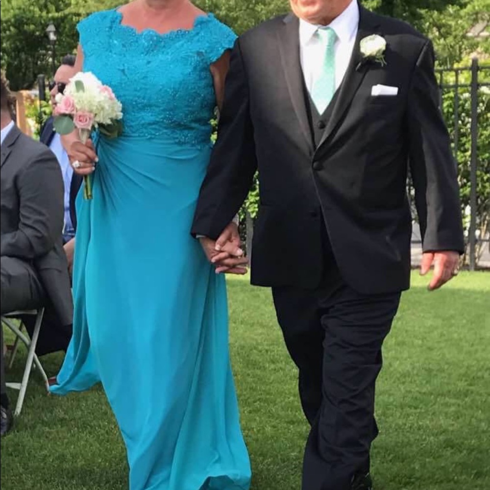 Cameron Blake Blue Dress Size 12